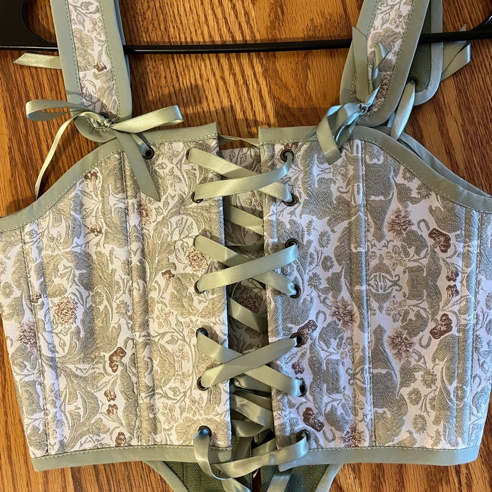 French Meadows Jacquard Corset Top - Picture 5 of 8